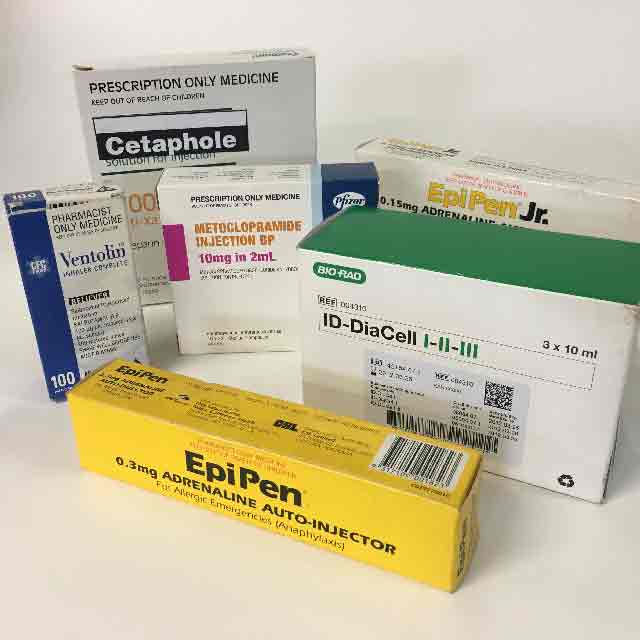 MEDICAL SUPPLIES, Boxes (Packaging) Assorted Medical Supplies - Single